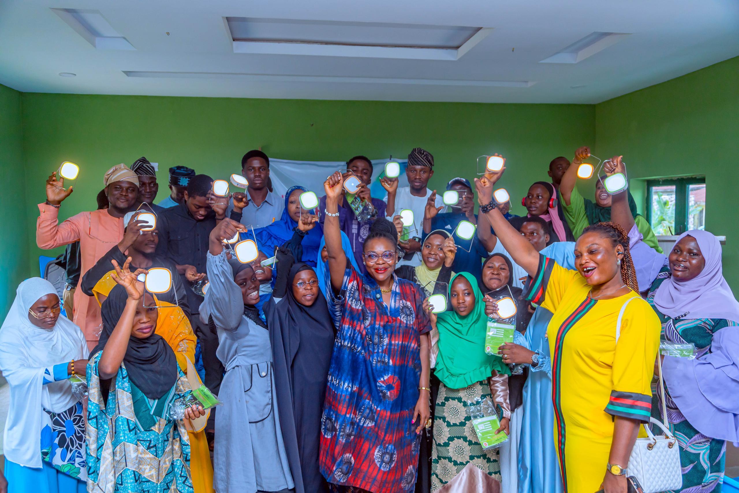 Imole Solar Lantern Campaign — Osun State climate initiative photograph showing the project in action
